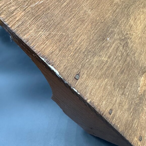 Vintage Wooden Wall Shelf Hanging Hand Painted Farm Daisy Rustic Handmade - Picture 11 of 14